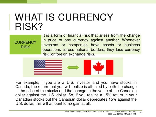 international trade currency risk